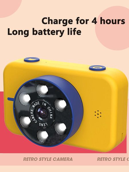

digital cameras children's camera 4k hd front and rear 50 million lens 2.4'' mini po video for kid birthday gift