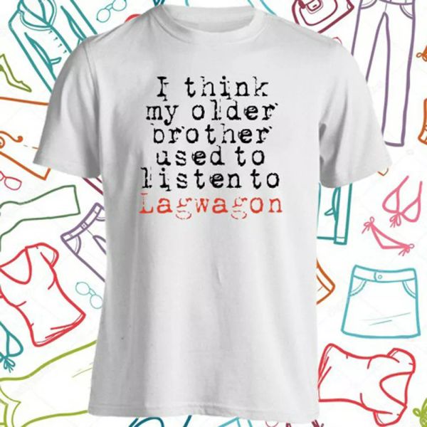 

lagwagon older brother men's white t-shirt size s to 3xl, White;black