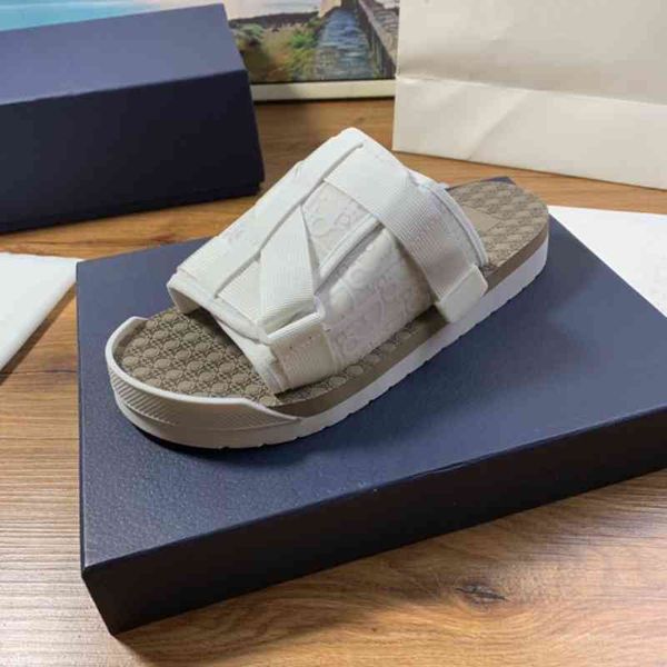 

slipper 2021 xiaxin d-style men's slippers wear velcro casual flip flop antiskid outdoor beach shoeszly, Black