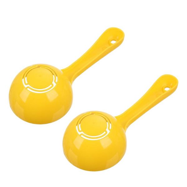 

chopsticks 2pcs semicircular rice spoon shovel porridge sushi (yellow)