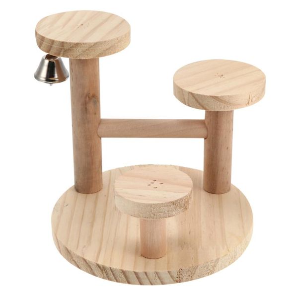 

small animal supplies 1pc hamster climbing ladder natural wooden plaything platform