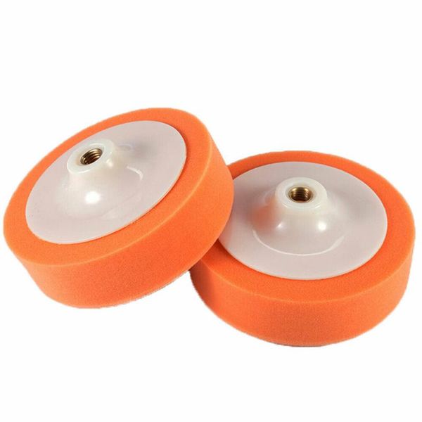 

car sponge orange polishing heads pads replacement roundness soft universal