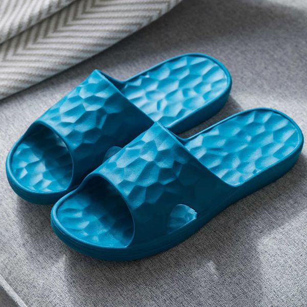 

slippers women's water cube ladies summer antibacterial bathroom soft flat eva home shoes 5mi8, Black