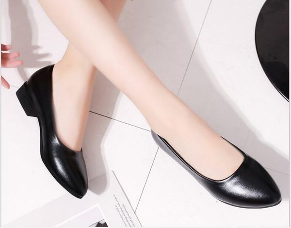 

fashion heeled shoes soft bottom round head woman high heels pumps black women's party office wedding female dress