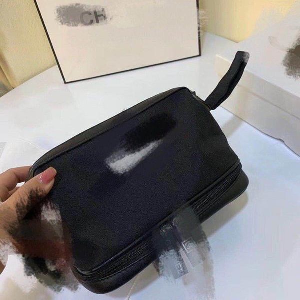 

cosmetic bags & cases luxury designer professional bag large capacity classic black women portable makeup case travel wash
