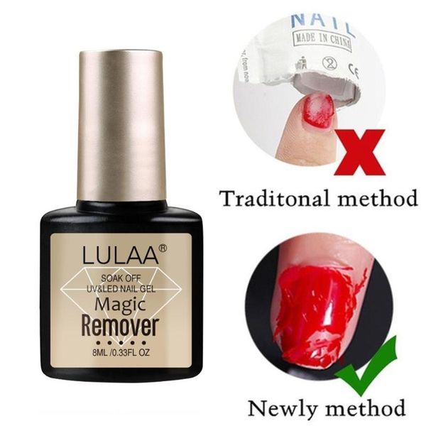 

gel nail polish remover burst magic soak off acrylic cleaner cleanser degreaser w7n1, Red;pink