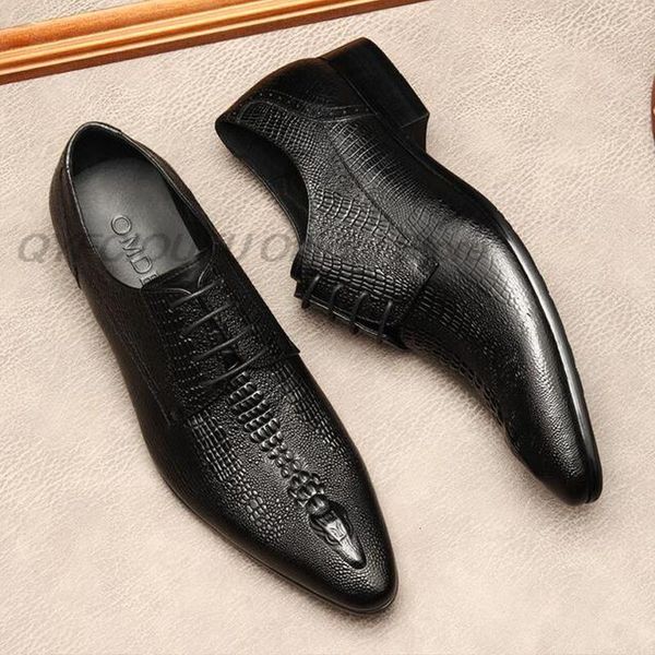 

dress shoes handmade designer mens fashion wedding genuine leather brogue lace up business formal black brown oxford shoe g9th