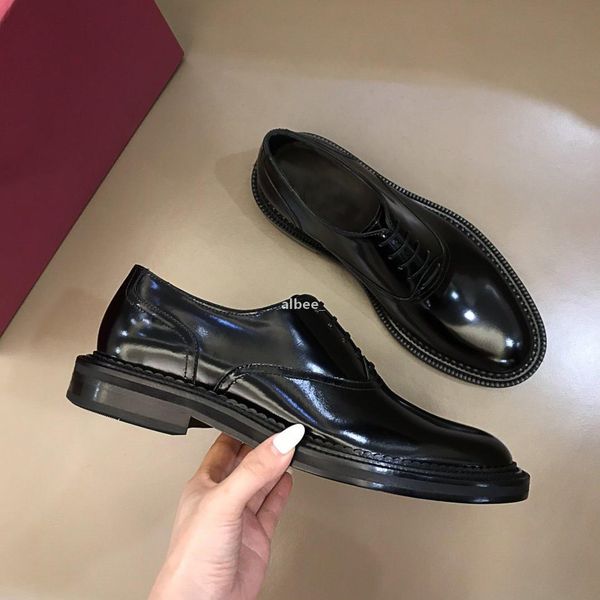

2021ss high-end gentlemen's shoes for formal wear calf skin breathes imported calfskin and classic decoration size38-45, Red;white