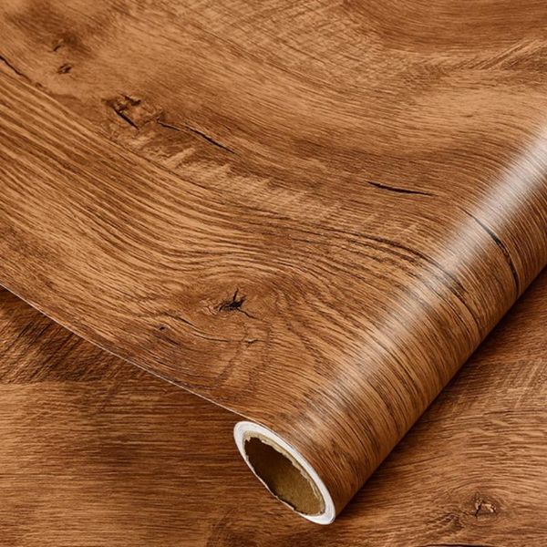 

wallpapers wood grain peel and stick wallpaper self adhesive rustic removable contact paper plank for counterpvc film roll