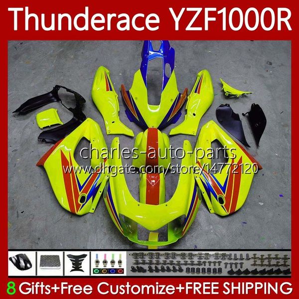 OEM-Karosserie für Yamaha YZF1000R Thunderace YZF 1000R 1000 R, neue gelbe Karosserie 96–07, 87Nr