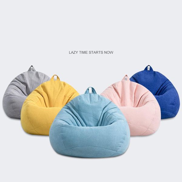 

waterproof lazy beanbag sofas cover inner lining suitable for bean bag solid color oxford stuffed portable sleeping bags