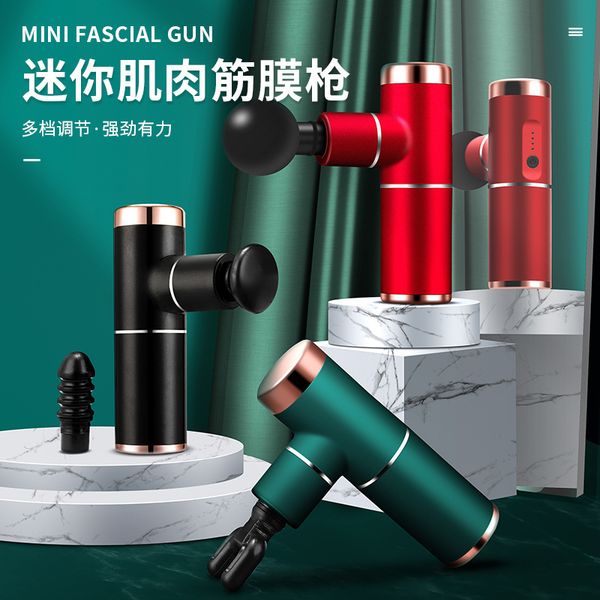 

mini fascia gun massage whole body muscle relaxation impact equipment