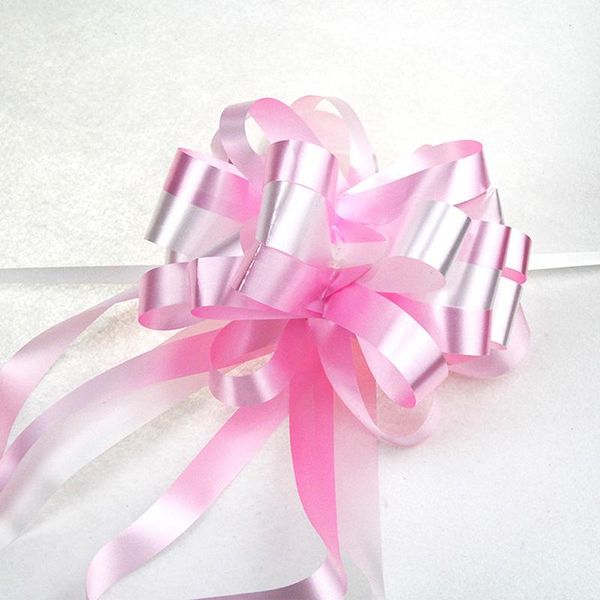 

10pcs pull bow ribbons romantic home decor diy flower wedding birthday party gift packing sashes