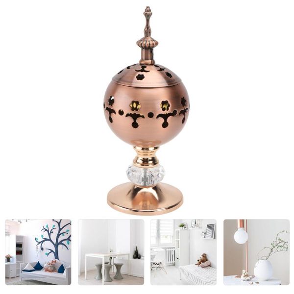 

candle holders 1pc iron art candlestick hollow-out stand home scented stick