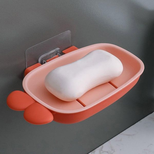 

soap dishes bathroom shower supplies holder box drain sponge storage plate tray gadg