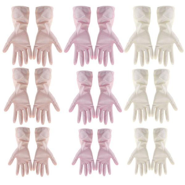 

car sponge pvc rubber dish washing gloves kitchen bathroom laundry household