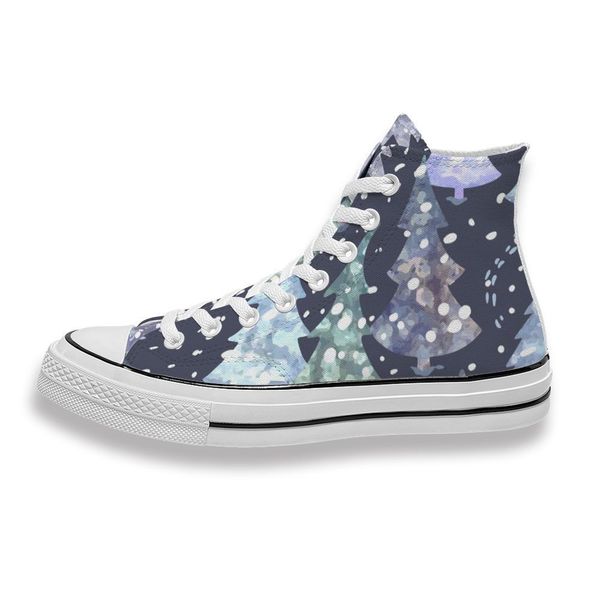 

custom printed merry christmas tree graffiti sneakers high mens womens running sho skateboard diy trainers canvas casual shoe