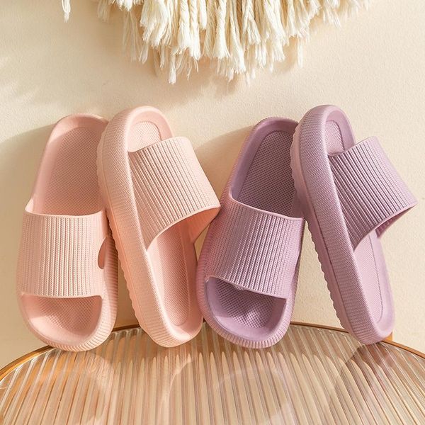 

slippers women flat soft eva summer slides non-slip bathroom, Black