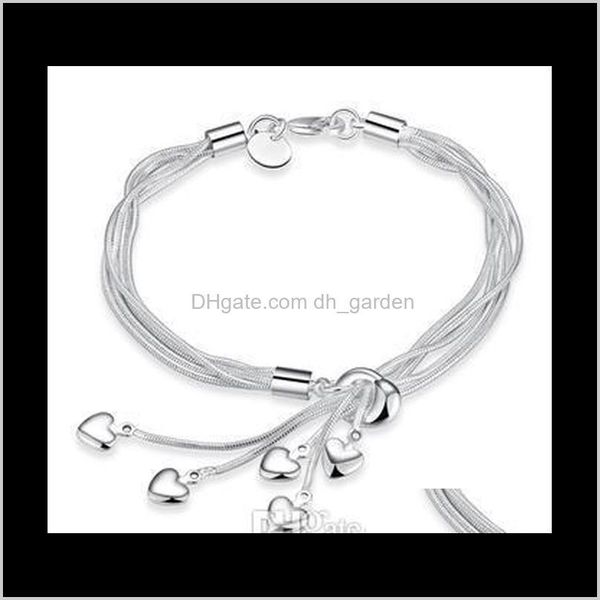 

bracelet & necklace sets jewelry wholesaleretail christmas giftbracelet, bangle drop delivery 2021 tmwub, Silver