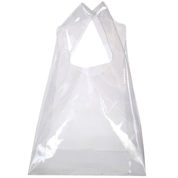 

shopping bags fggs-transparent plastic tote women design handbags holographic jelly small purse fashion pvc clear beach bag