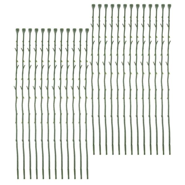 

50pcs artificial flower stems iron wire floral stem diy tools other home decor