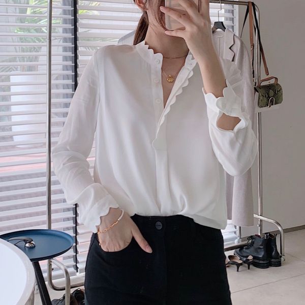 

women's blouses & shirts white women's silk and rayon shirt, high-quality luxury