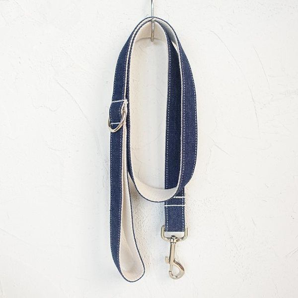 

1.1/1.2m adjustable traction rope leash collars accessories for dogs blue white polyester walking running lead pechincha psy dog & leashes