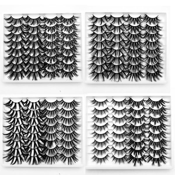 

false eyelashes 3d mink lashes 16 pairs natural dramatic volume fake lashe makeup eyelash extension silk
