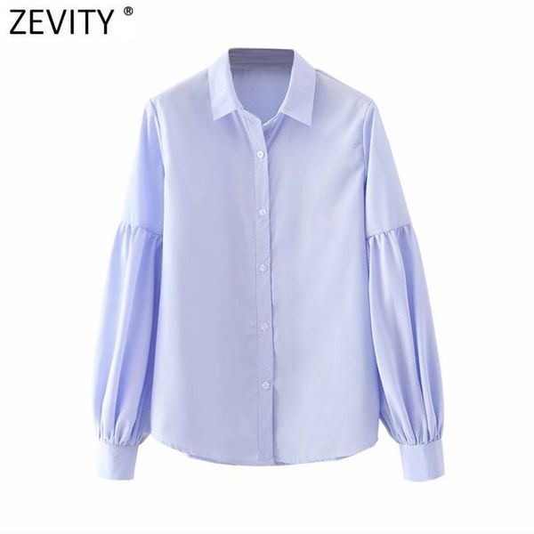 

women fashion pleats lantern sleeve striped print blouse office lady business shirts chic chemise blusas ls7541 210416, White;black