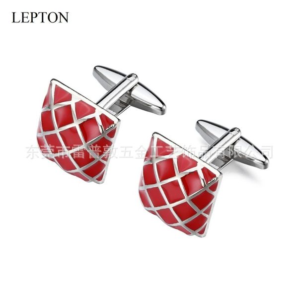 

shirt men's fashion mesh square suit sleeve studs french cufflinksbj4n, Silver