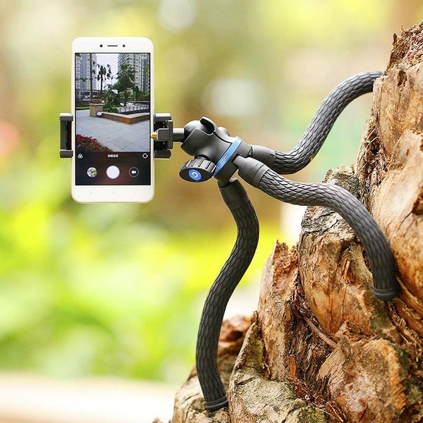 

tripods flexible tripod for phone slr dslr camera extend 1/4'' screw with ballhead cold shoe clip