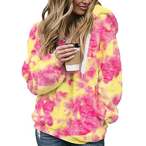 

women plus size harajuku hooded sweatshirt star winter warm zipper pockets coat outwear korean pullovers women's hoodies & sweatshirts, Black