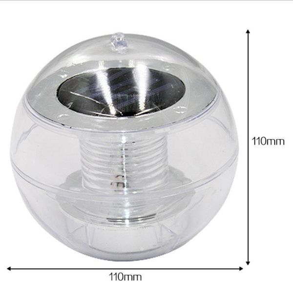 

solar lamps 1pcs powered led color changing light lamp floating for outdoor yard garden pool water bleaching