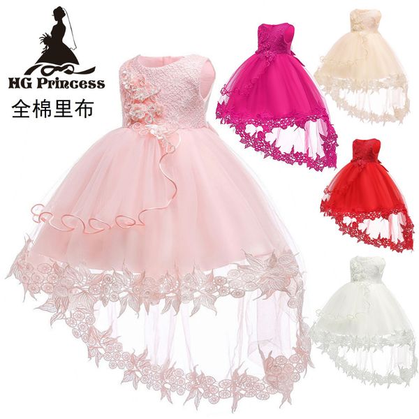 

premium 70% off baby dress cost-effective spring lace princess dress, White