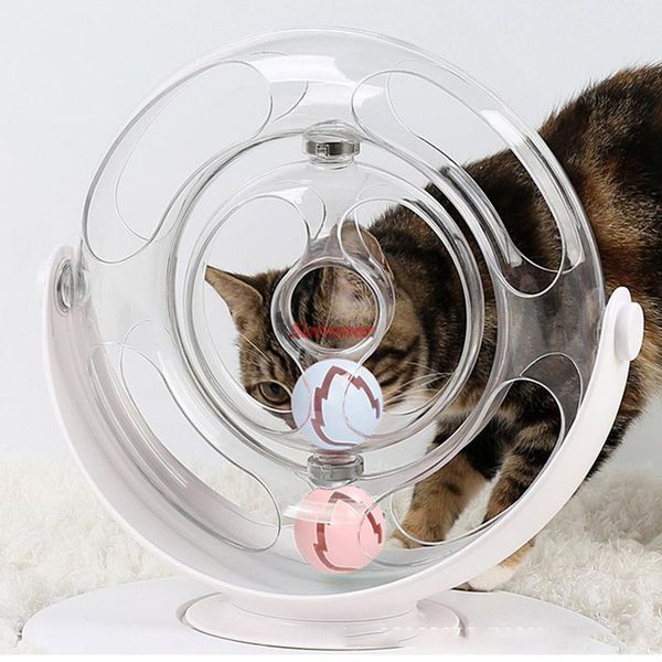 

cat toys pet toy stick rotating space cup turntable kitten kitty supplies