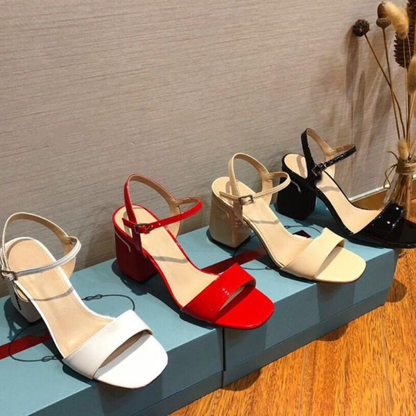 

sweeheart 2021 summer high heels open-toed high-heeled sandals thick with high-heels 8.5cm 34-41, Black