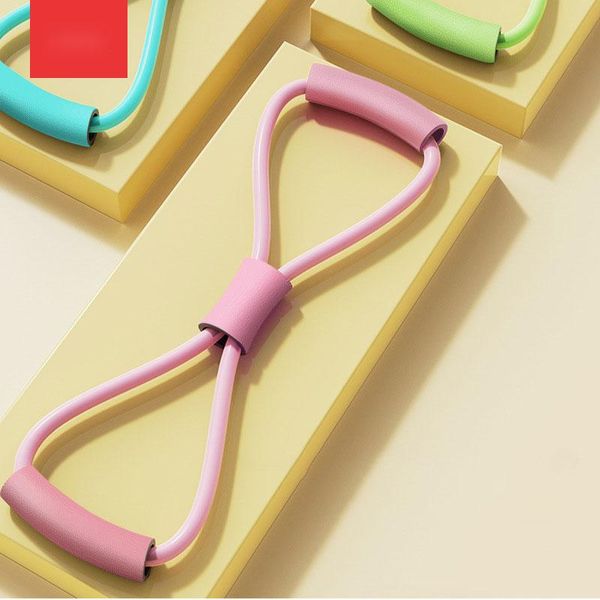 

figure 8 rally rope, breast expansion, plastic chest, yoga rubber band, with elastic spot band resistance bands