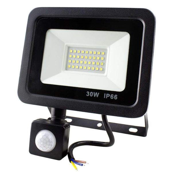 

floodlights ip66 waterproof floodlight motion sensor 10w 20w 30w 50w led 220v 230v flood light projector reflector lamp outdoor street