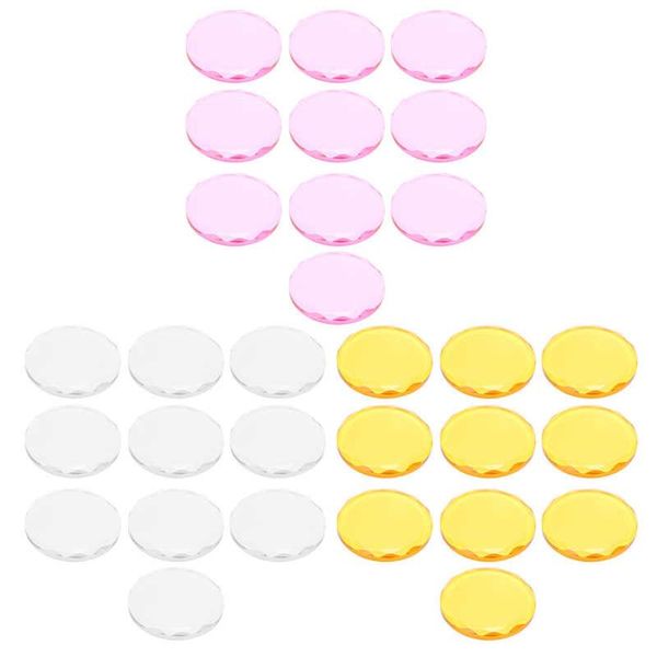 

eyebrow tools & stencils round glass eyelashes glue holder reusable adhesive pallet for make up personal dressing makeup parts