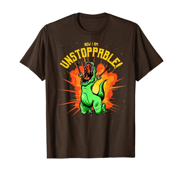 

now i am unsable t-rex t-shirt funny dinosaur claws tee, White;black