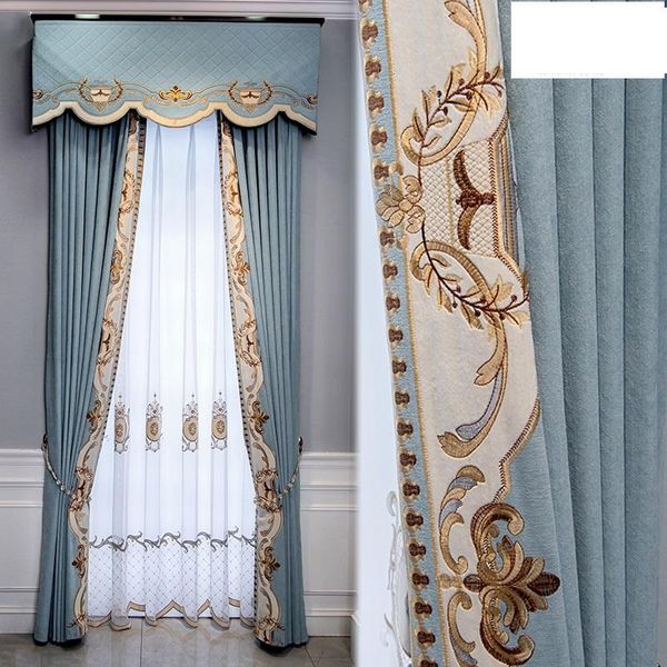 

light luxury modern simple high precision curtain custom grade living room bedroom bay window heat insulation shade & drapes