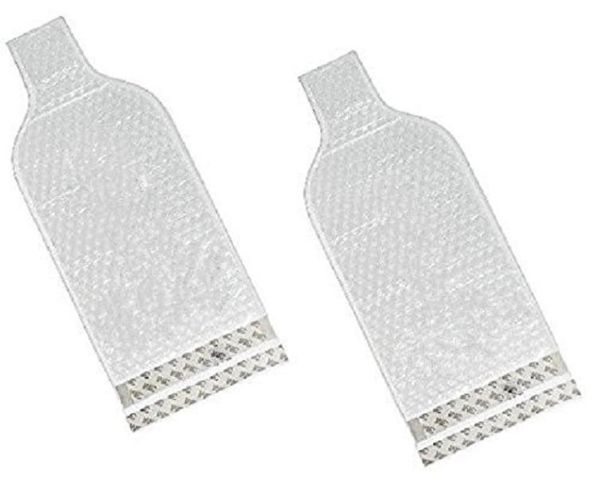 

2021 reusable wine bottle protector sleeve travel bag bubble bag sleeves inner skin with tough leak proof outside, White