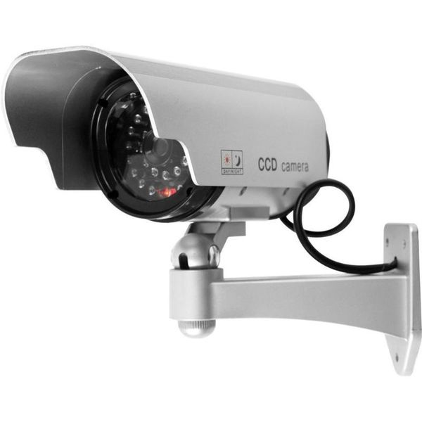 

smart home control solar power led cctv camera fake security outdoor dummy surveillance