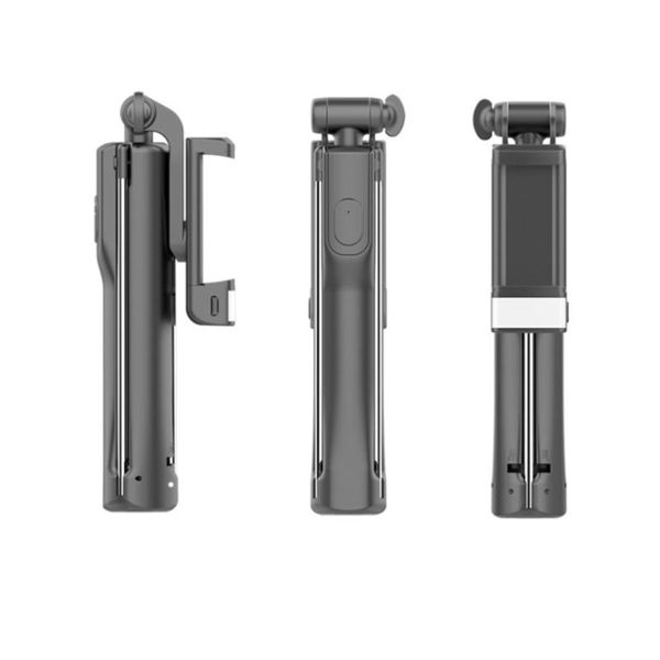 

80cm mobile phone holder tripod camera with wireless remote self-timer led artifact rod for phones (black) cell mounts & holders