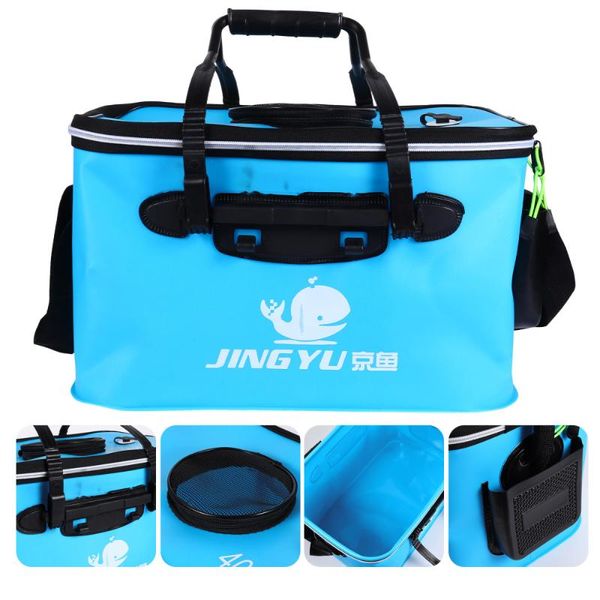 

fishing accessories portable bag folding bucket fish box waterproof