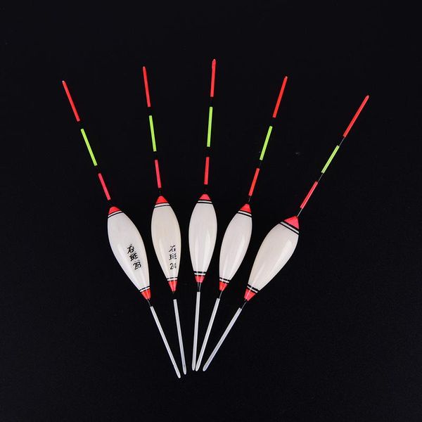 

fishing accessories 5pcs/lot floats balsa flotteur peche shallow water & ice groupers floating bobbers 5 models