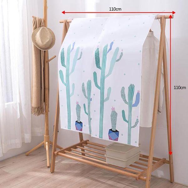 

clothing & wardrobe storage large garment bag peva dust cover cloth hanging organizer suit coat waterproof protector closet bags covers