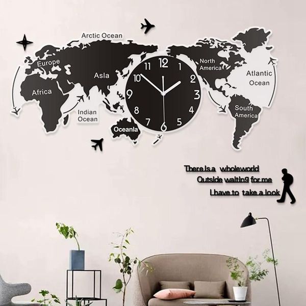 

wall clocks 1pc unique acrylic clock creative hanging for office home living room art decorations