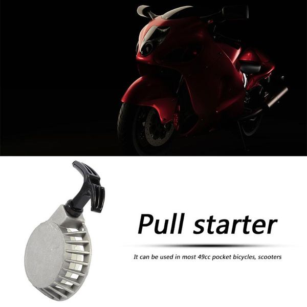

pedals pull start recoil starter motorcycle accessories for 49cc pocket quad bike minimoto atv utv mini metal