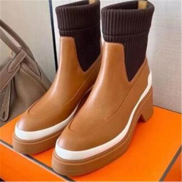 

boots sock ankle winter fashion women shoes zapatos mujer casual, Black
